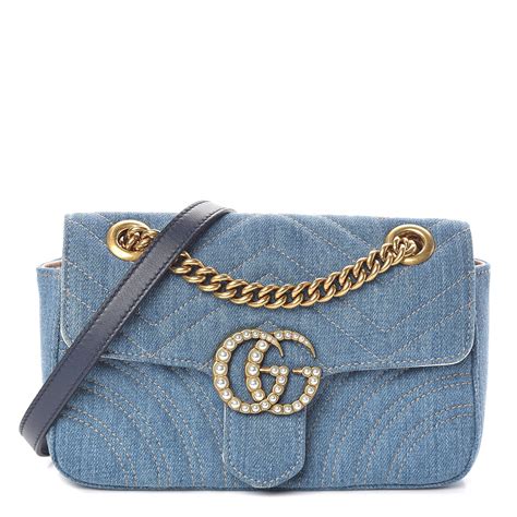 gucci blue mini bag